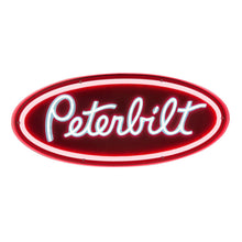 Load image into Gallery viewer, PETERBILT OVAL 30-INCH NEON SIGN