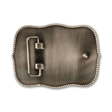 Load image into Gallery viewer, PETERBILT ANTIQUE NICKEL SCALLOPED BUCKLE