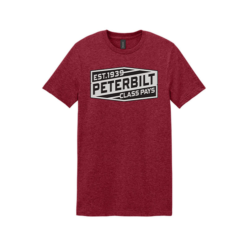 PETERBILT XL RETRO RED CLASS PAYS TEE