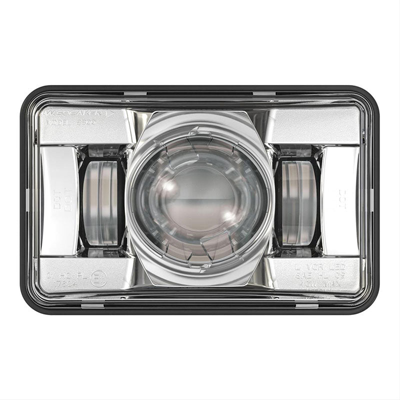 JW SPEAKER HEADLIGHT-HEATED 8800 EV2 4X6 LED HB CHR