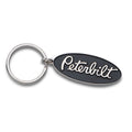 PETERBILT KEYCHAIN-OVAL BLACK PB