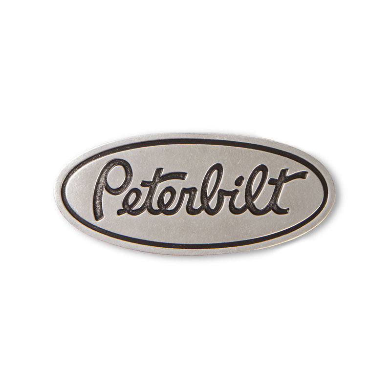 PETERBILT SILVER LOGO BELT BUCKLE