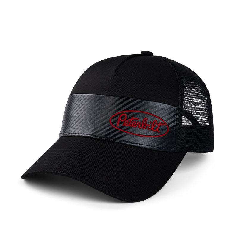 PETERBILT CARBON FIBER MESH HAT