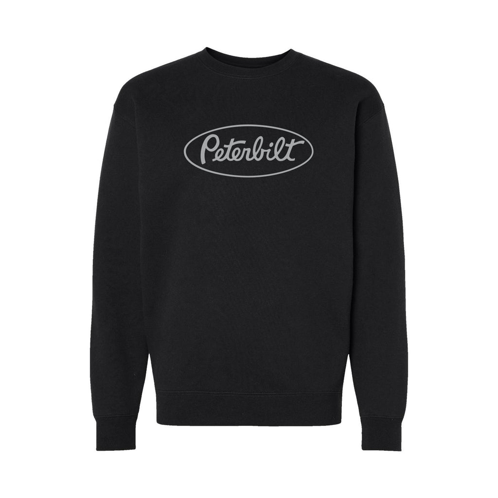 PETERBILT 2XL HEAVYWEIGHT SWEATSHIRT BLACK