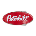 PETERBILT PB SOFT ENAMEL LOGO BELT BUCKLE RED