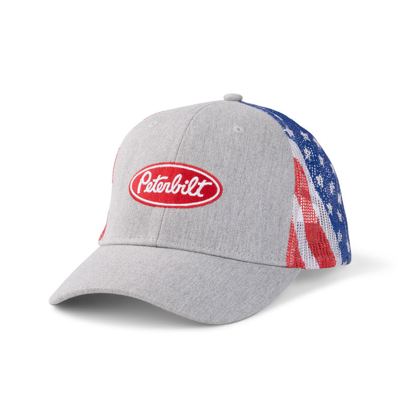 PETERBILT AMERICANA PRINTED MESH BACK HAT