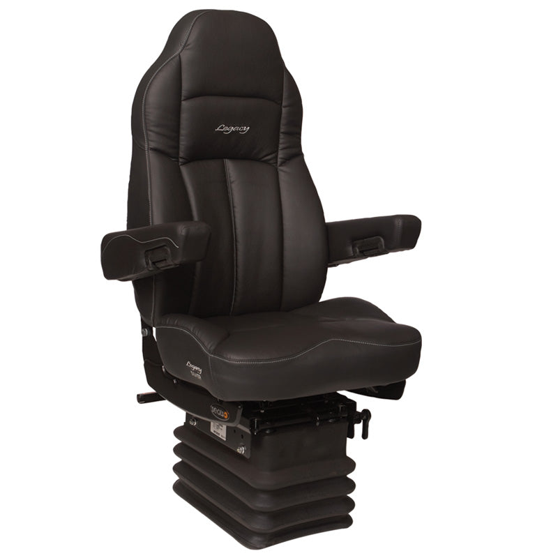 SEATS INC SEAT-LEGACY SILVER HB 2W AIR LUM BLACK U