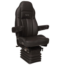 Load image into Gallery viewer, SEATS INC SEAT-LEGACY SILVER HB 2W AIR LUM BLACK U