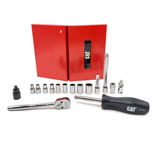 Load image into Gallery viewer, CAT® FRACTIONAL SOCKET SET (17 PIECE)
