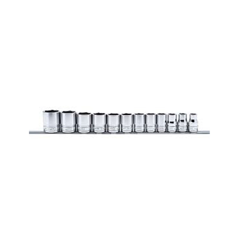 CAT® 12 PIECE METRIC SOCKET SET 1/2" DRIVE 6 POINT