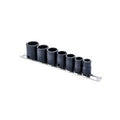 CAT® 7 PIECE SAE IMPACT SOCKET SET 3/8" DRIVE 12 POINT