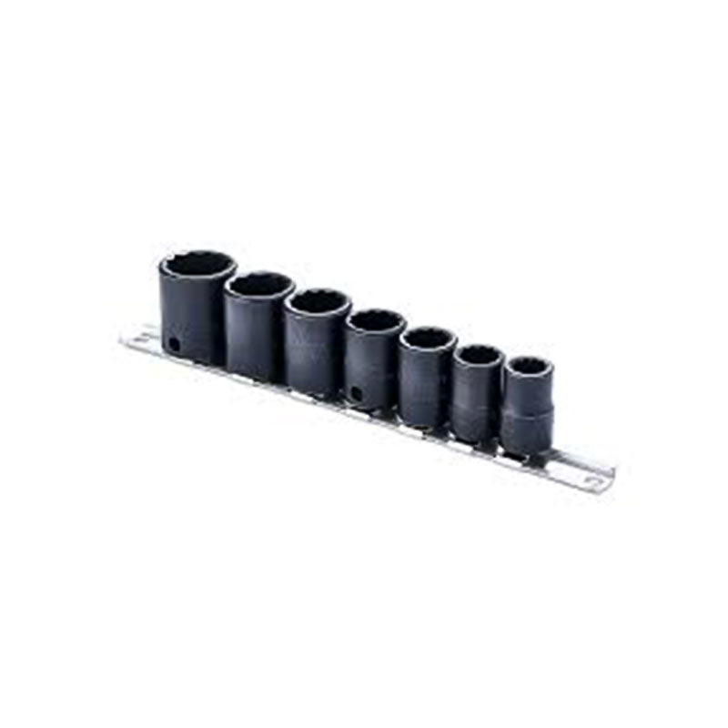 CAT® 7 PIECE SAE IMPACT SOCKET SET 3/8" DRIVE 12 POINT