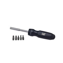 Load image into Gallery viewer, CAT® 5 BIT RATCHETING SCREWDRIVER