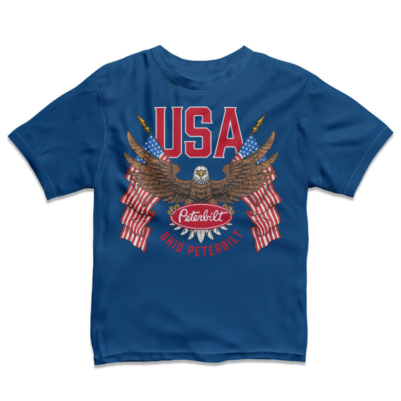 OHIO PETERBILT OP-TEE-PATRIOTIC-Y-L